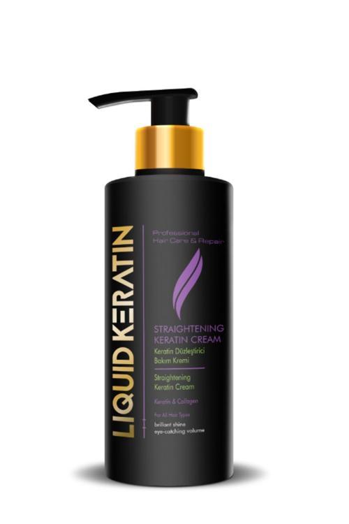 Saç Keratin Bakım Kremi - Kuru, Sert, Yıpranmış Kabaran Saçlar Için Pürüzsüz Yumuşak Nemli (125ML)