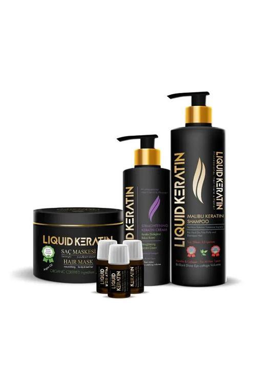 Çift Etkili (ONARICI) Keratin Bakım (ŞAMPUANLI 4 LÜ SET)