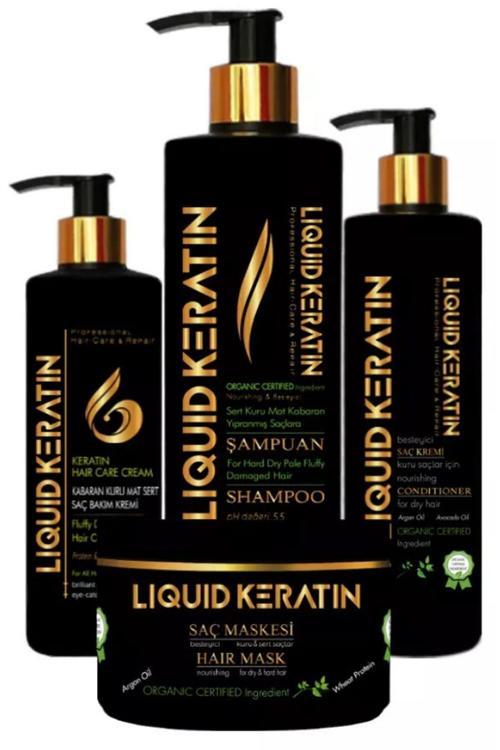 Kabaran Saç Keratin Bakım Seti (4'LÜ)