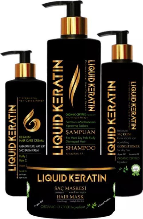 Kabaran Saç Keratin Bakım Seti (4'LÜ)