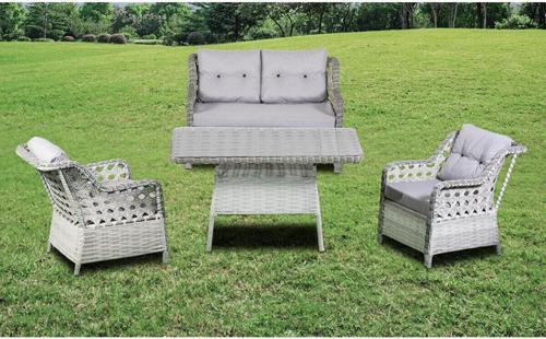 Sirius Model 2+1+1 Masa Hediye Rattan Bahçe Ve Balkon Takımı