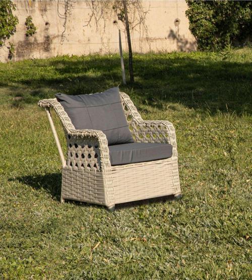 Rattan Tekli Koltuk Bahçe Balkon Tekli Koltuk Garantili