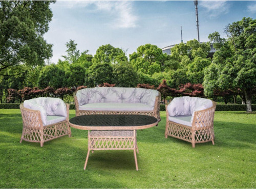 Rattani Ecem Rattan Bahçe Mobilyası 3+1+1 Masalı Garantili