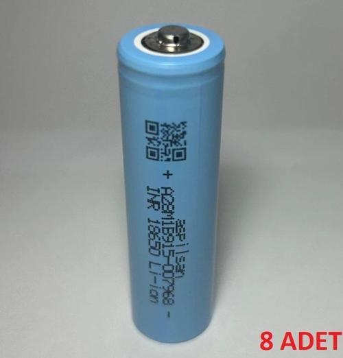 Başlı 18650 Li-Ion Pil 3.7V 2900mAh INR18650A28 - 8 Adet
