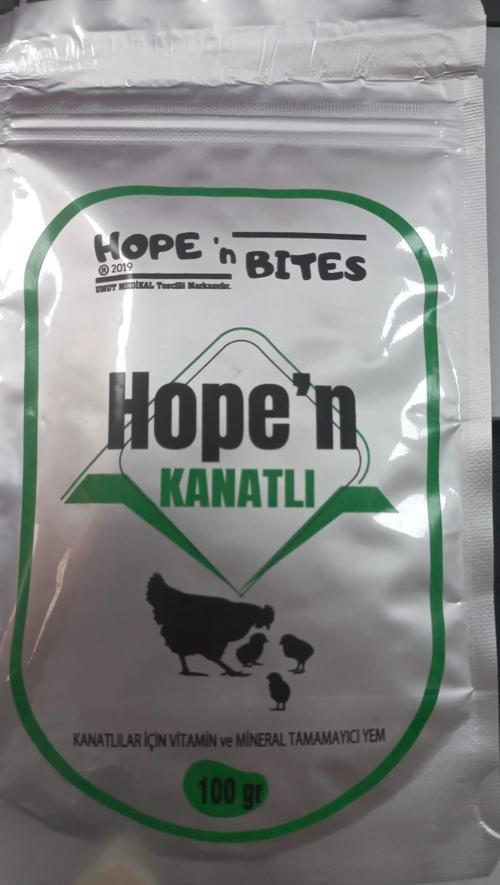 HOPE'N BİTES KANATLILAR İÇİN BESİ TAKVİYESİ 100GR