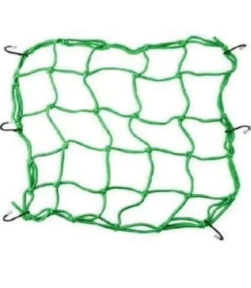 TEX 2010 Ahtapot Motosiklet Kancalı Kask Filesi Evrensel Kask Filesi Plastik Kancalı 40 X 40 Cm Yeşil