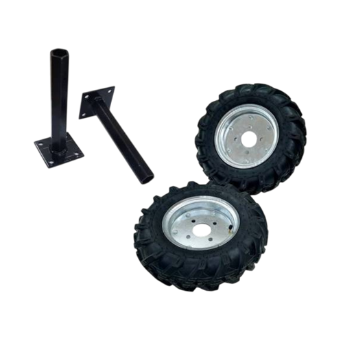 4.00x8 Lastik + 32x250mm Mil + 3inç Jant dahil Çapa Makinesi Teker Takımı