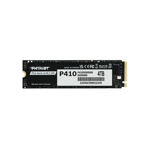 P410 PCIe Gen4 x4 (NVMe 1.4) M.2 2280 SSD R/5000 W/4500 [4TB] (P410P4TBM28H)