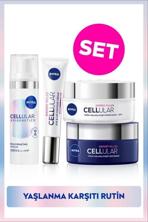 Cellular Epigenetics Rejuvenating Yaşlanma Karşıtı Serum 30ml, Göz Kremi, Gündüz ve Gece Kremi 50ml