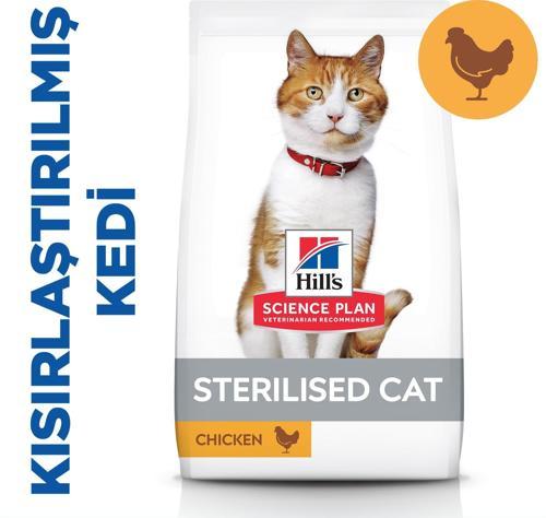 Sterilised Yetişkin Tavuklu Kedi Maması 15 KG
