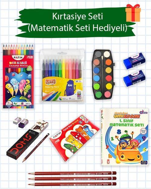 Okul Kırtasiye Seti Matematik Seti Hediyeli