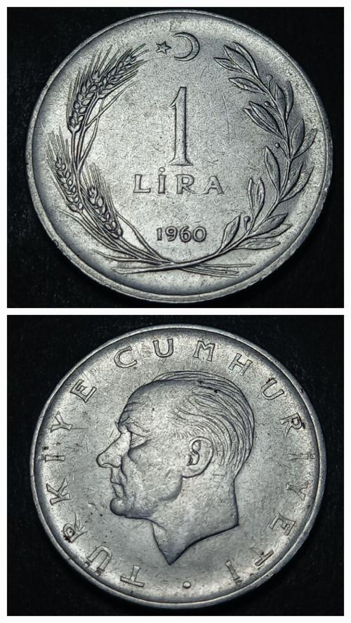 Escoines 39963689910294e25f 1960 1lira ççt+ Acmonital52 para