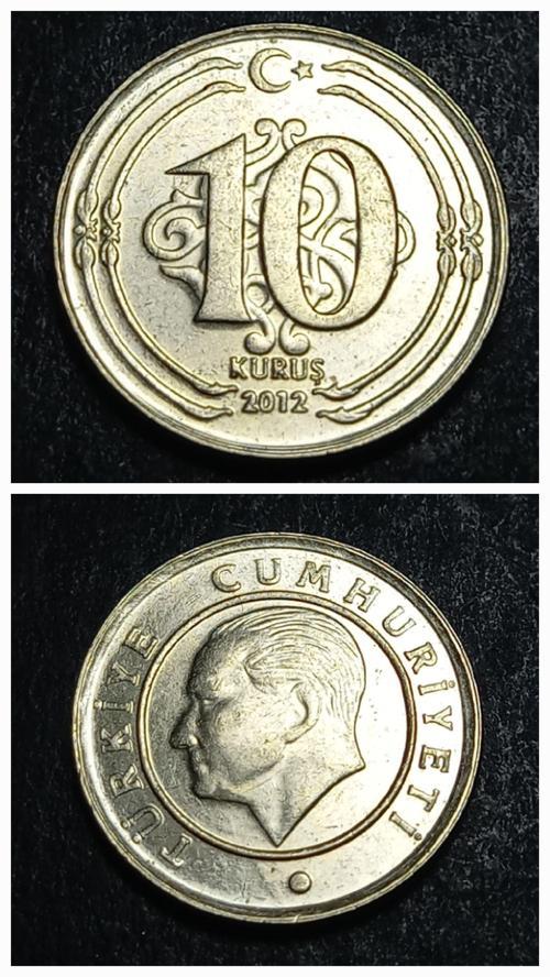 Escoines 3996368991b146acc1 2012 10kuruş çil Bakır-çinko-nikel para
