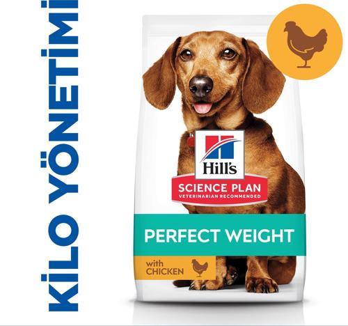 SCIENCE PLAN Perfect Weight Yetişkin Küçük ve Mini Irk Tavuklu Köpek Maması 1.5 KG