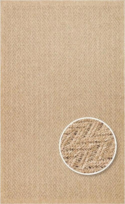 Naturel 05 Jüt Görünümlü Suya Dayanıklı Sisal Halı