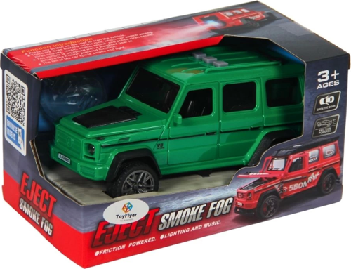 Işıklı Sesli Duman Çıkaran Sürtmeli Jeep BCP-1B