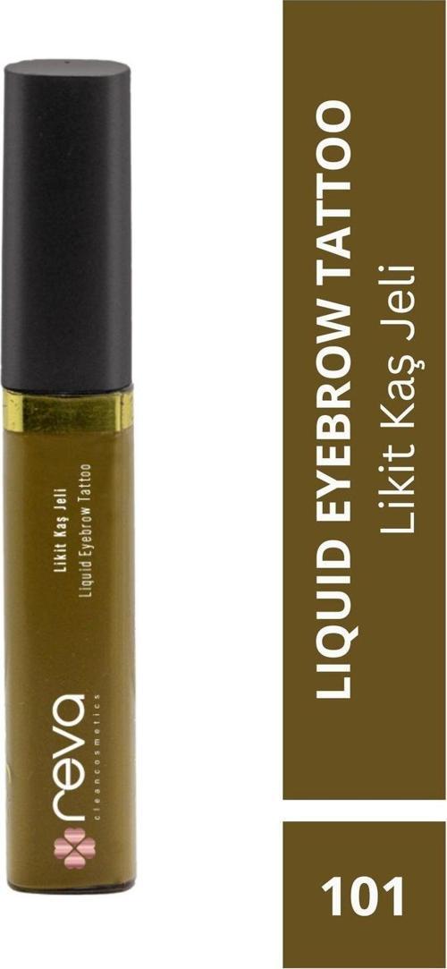 Kahverengi Likit Kaş Maskarası & Liquid Eyebrow Tattoo 5Ml No: 101 - Vegan & Temiz Içerikli Soft Brown