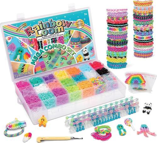 Rainbow Loom Mega Combo Set – 7.456 Parça Renkli Lastik Bileklik Yapım Kiti