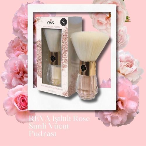 Işıltılı Rose Simli Dekolte Vücut Pudrası - Rose Explosion For Decolette - Vegan & Temiz Içerik Gül