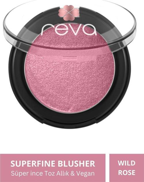 Superfine Blusher Wild Rose - Süper İnce Toz Allık 7,5 Gr - No: 705 - Vegan & Temiz İçerik Gül Rengi