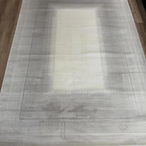 Momentus 9609 Gri Viskon Pamuk Modern Halı