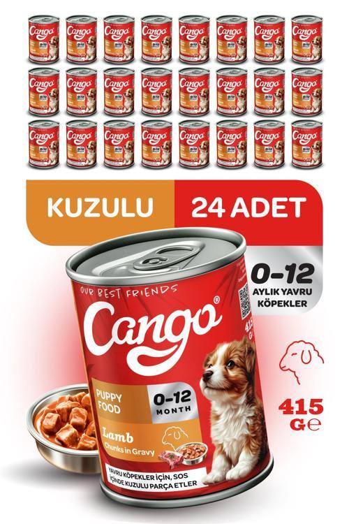 Yavru Yaş Köpek Maması Kuzu Etli 415Gr 24Lü