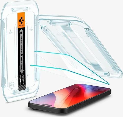 iPhone 16 Pro Cam Ekran Koruyucu Kolay Kurulum Glas.tR EZ Fit Slim HD (2 Adet) - AGL07928