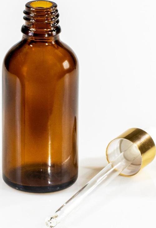 Cam Damalıkl ıAmber Cam 50 ml Boş - Yedek Şişe