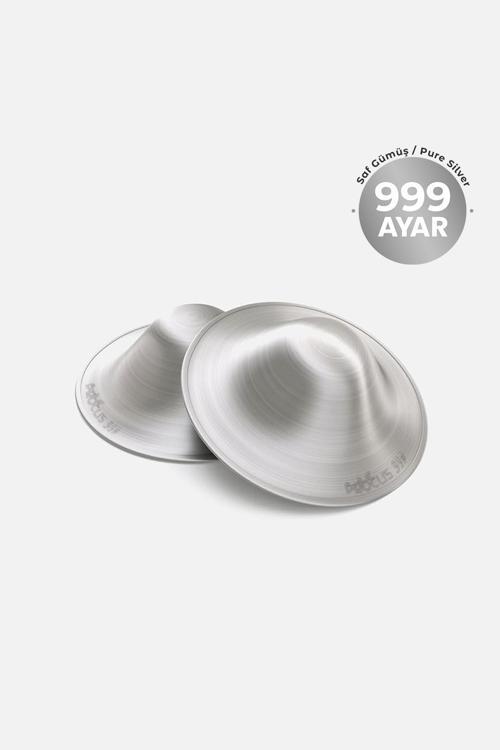 Koruyucu Gümüş Göğüs Ucu Kapakları X Large