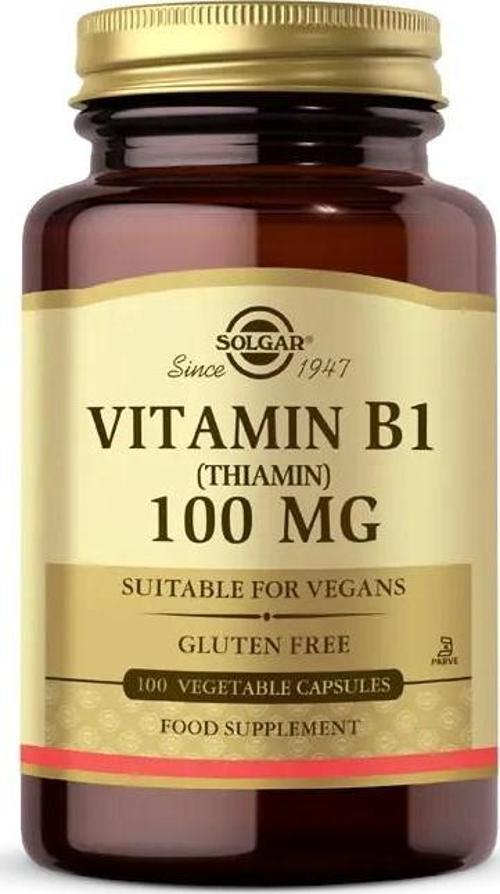 Vitamin B1 (Thiamin) 100 Mg 100 Kapsül