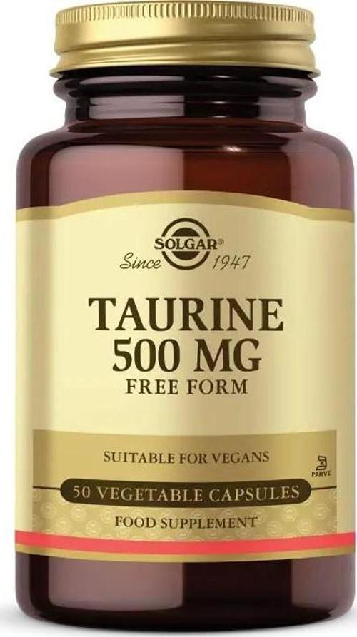 Taurin 500 mg 50 Kapsül