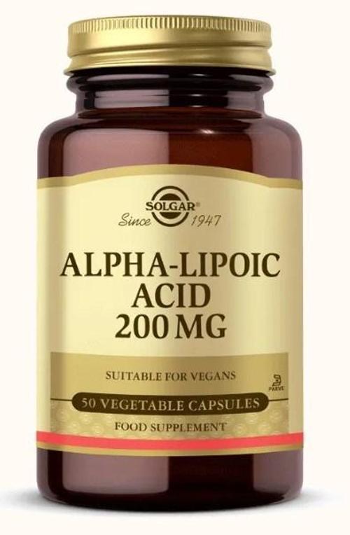 Alpha Lipoic Acid 200 Mg 50 Kapsül