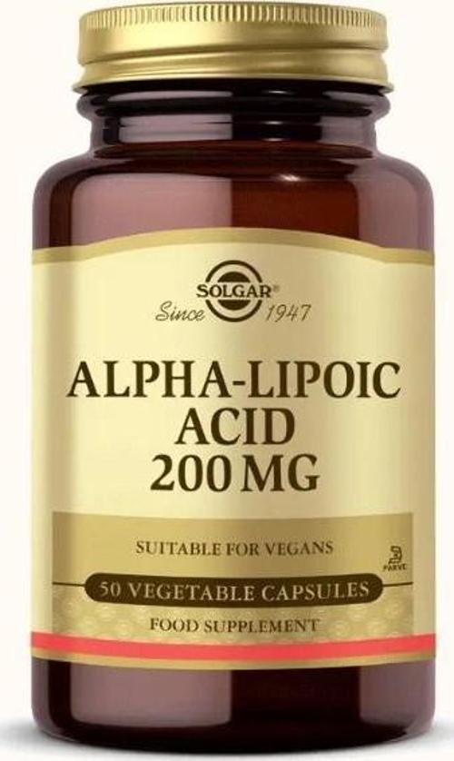 Alpha Lipoic Acid 200 Mg 50 Kapsül