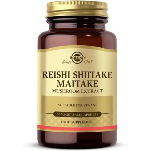 Reishi Shiitake Maitake Mushroom Extract 50 Kapsül