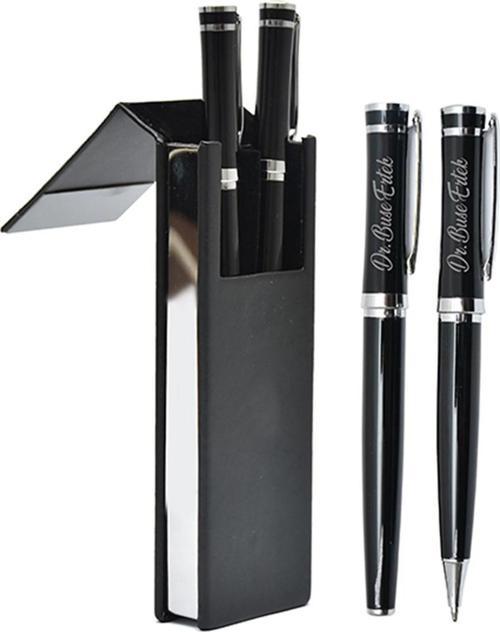 Kişiye Özel Premium Roller ve Tükenmez Kalem Seti Tasarım Kutulu