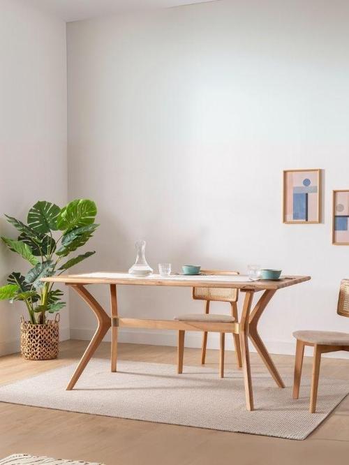 Bosco Pergel Ahşap Mutfak Masası 90x180