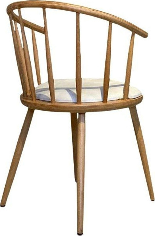 Bamboo Natural Ahşap Mutfak Sandalyesi