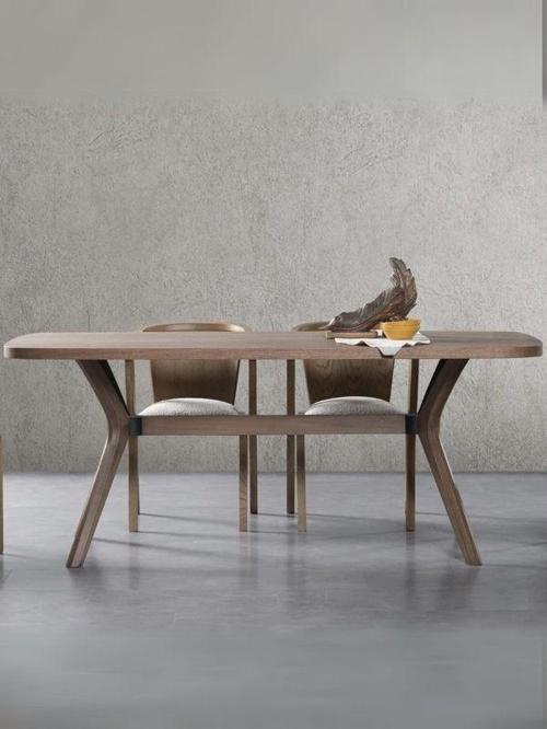 Bosco Pahlı Ahşap Mutfak Masası 100x180
