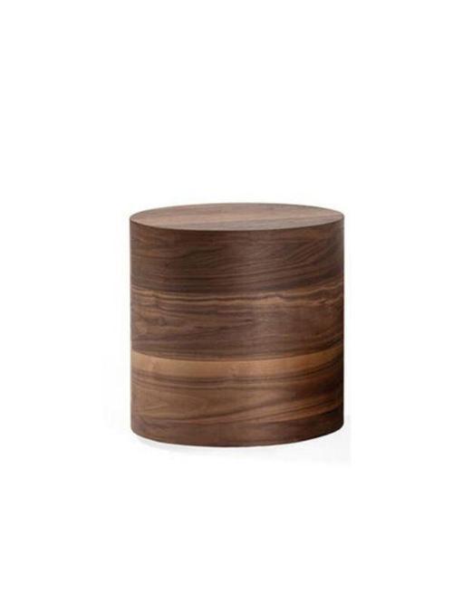 Walnut Ahşap Yan Sehpa