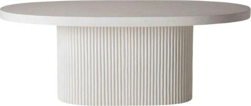 Terra Oval Natural Ahşap Bohem Masa 80x160