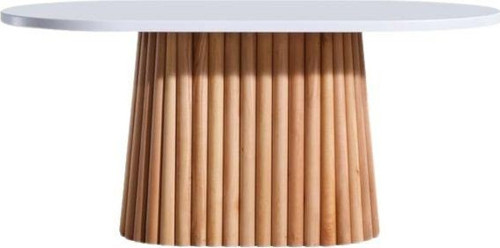 Savana Oval Ahşap Bohem Yemek Masası 90x170
