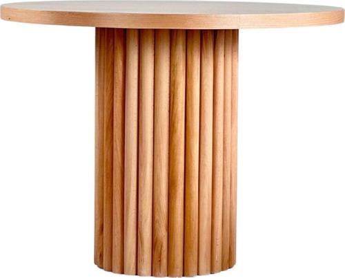 Aspendos İskandinav Natural Ahşap Masa Sandalye Takımı 90x90