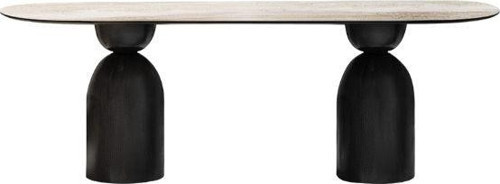 İmperial İtalyan Still Oval Ahşap Yemek Masası 80x180