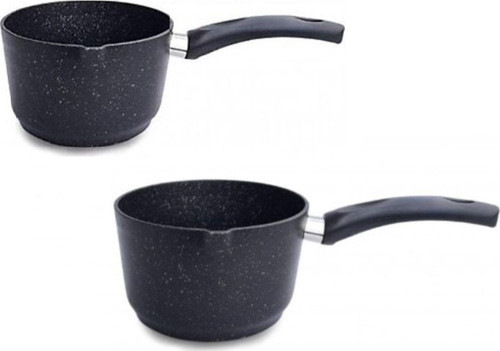 Aybelife Akpa Granit Kaçerola 2'Li Dökme Ağızlı Tava Seti 14-16Cm