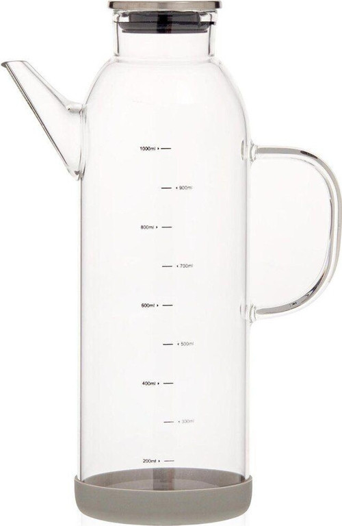 Alisa Metal Kapaklı Borosilikat Yağlık - 1000 Ml