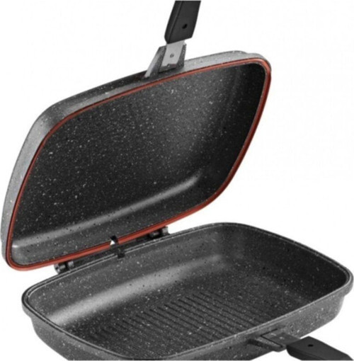 Savelon Mıknatıslı Double Grill Pan Tava 36Cm