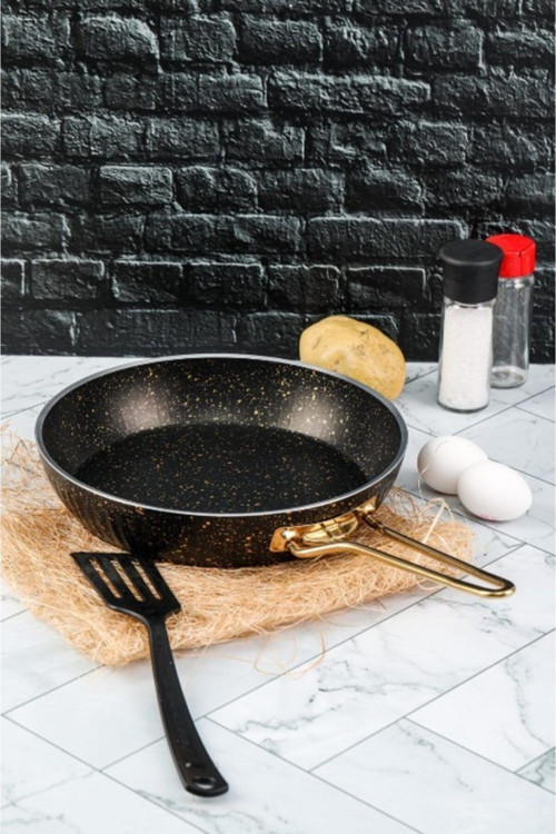 Ckr2816 26 Cm Granit Tava - Siyah