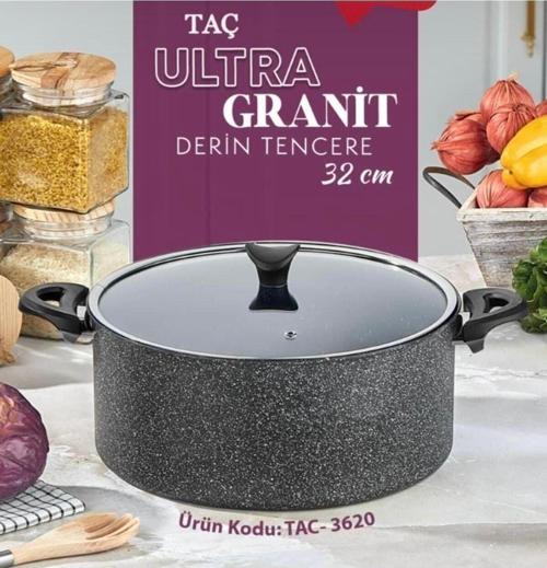 Ultra Granit Derin Tencere 32 Cm 3462