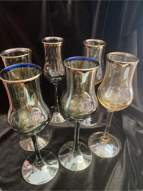 Kadeh 6 Lı Renkli 6 Lı 90 Ml