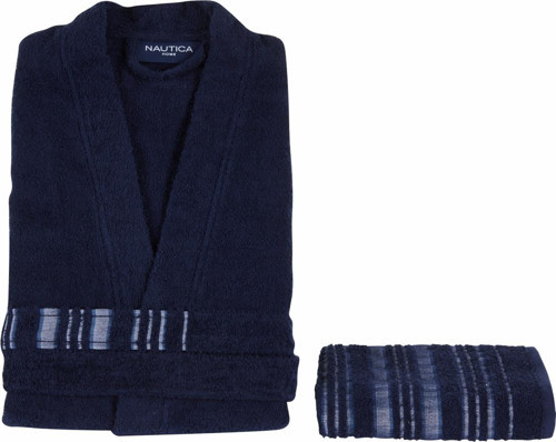 Barnes Navy Bornoz Seti L-XL